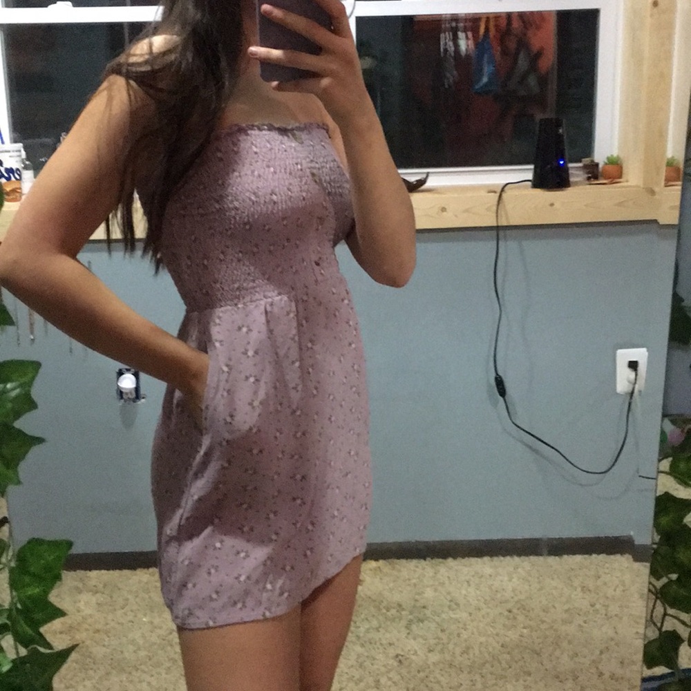 hollister purple dress